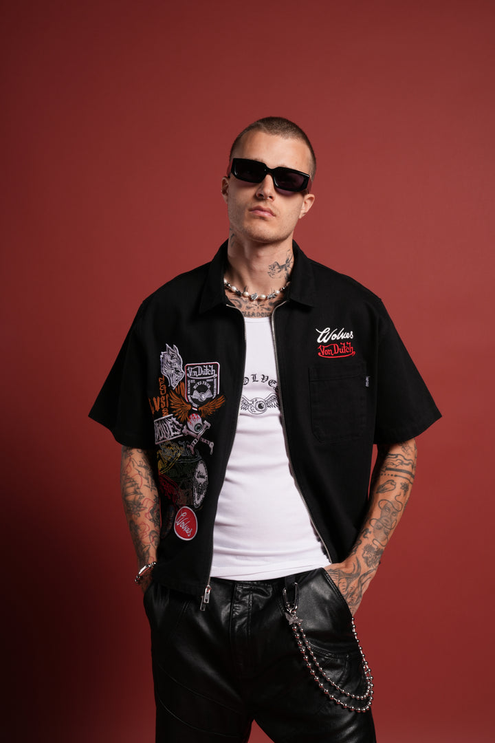 Darc Kulture Vince Shirt in Black