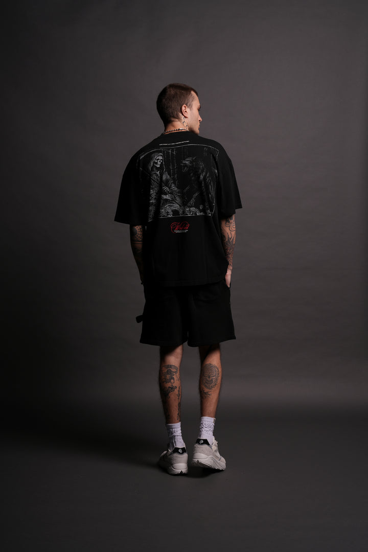 (1 OF 500) Have No Fear "Premium" Oversized Tee in Black