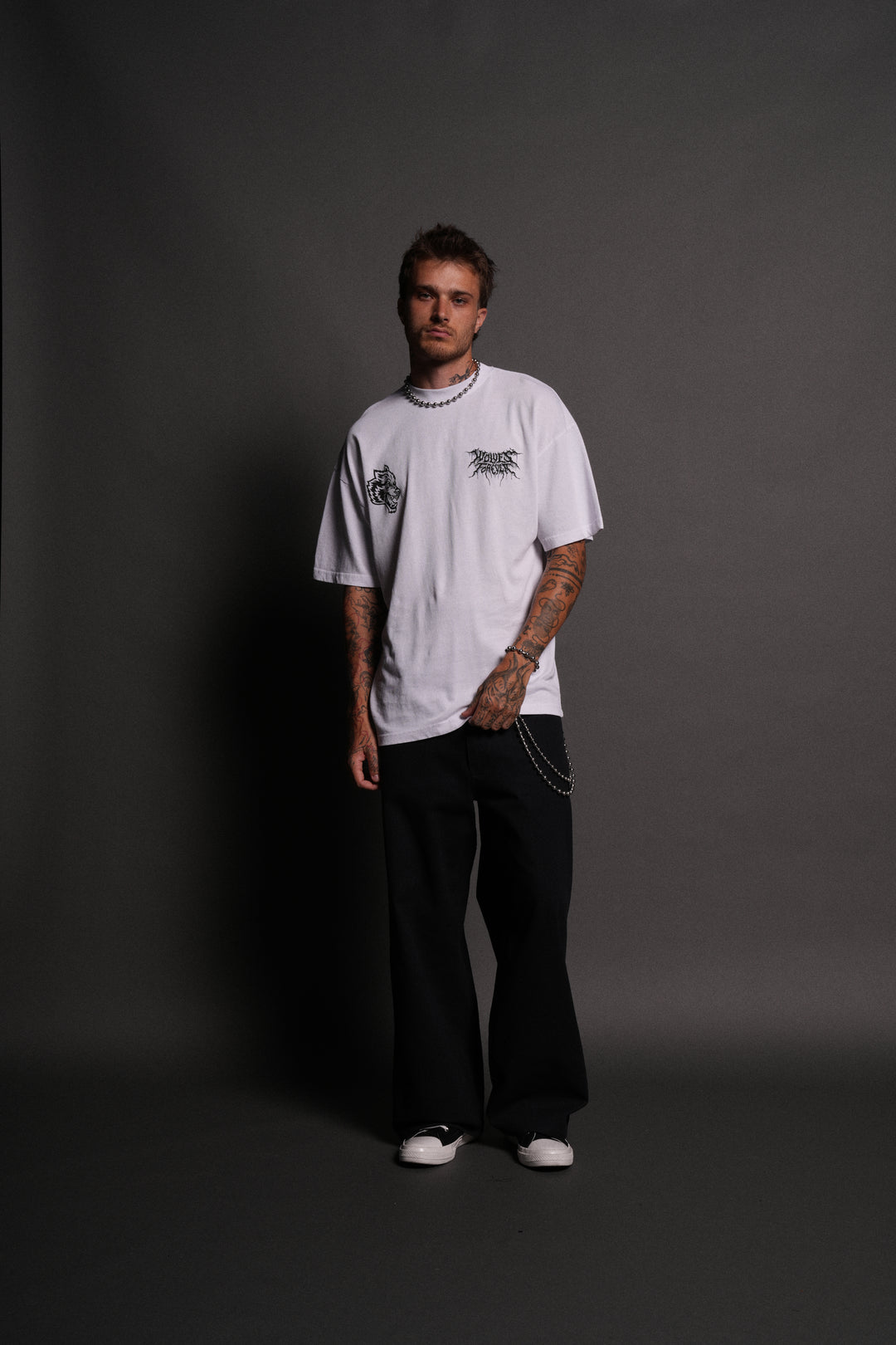 Up Above "Premium" Oversized Tee in White