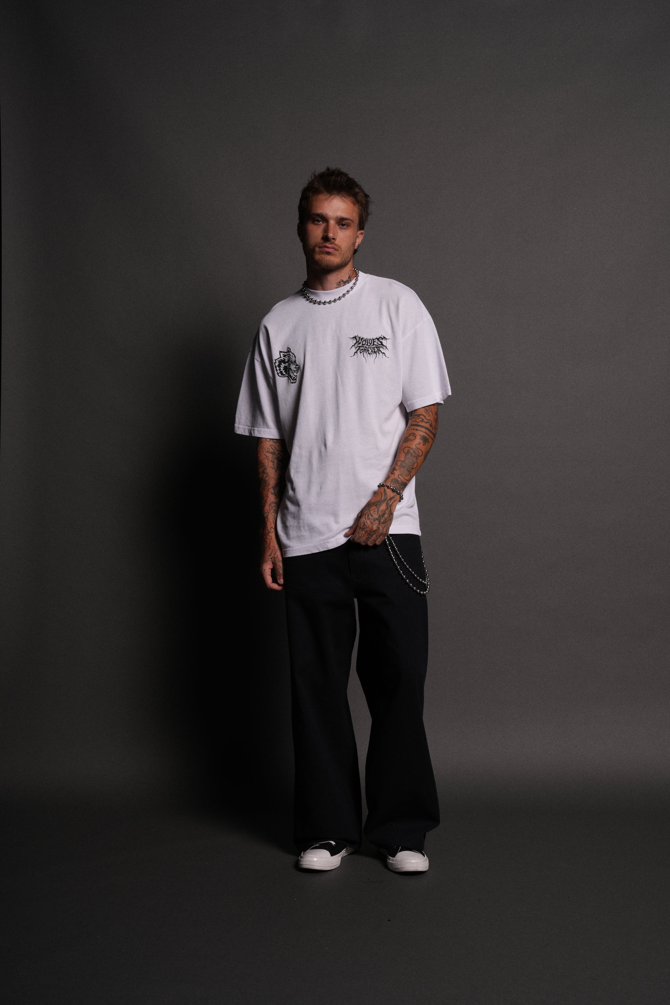 Up Above "Premium" Oversized Tee in White