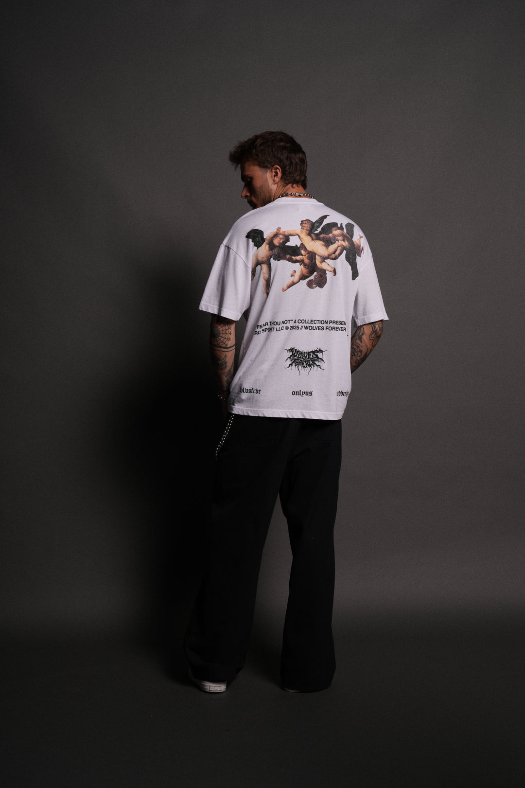 Up Above "Premium" Oversized Tee in White