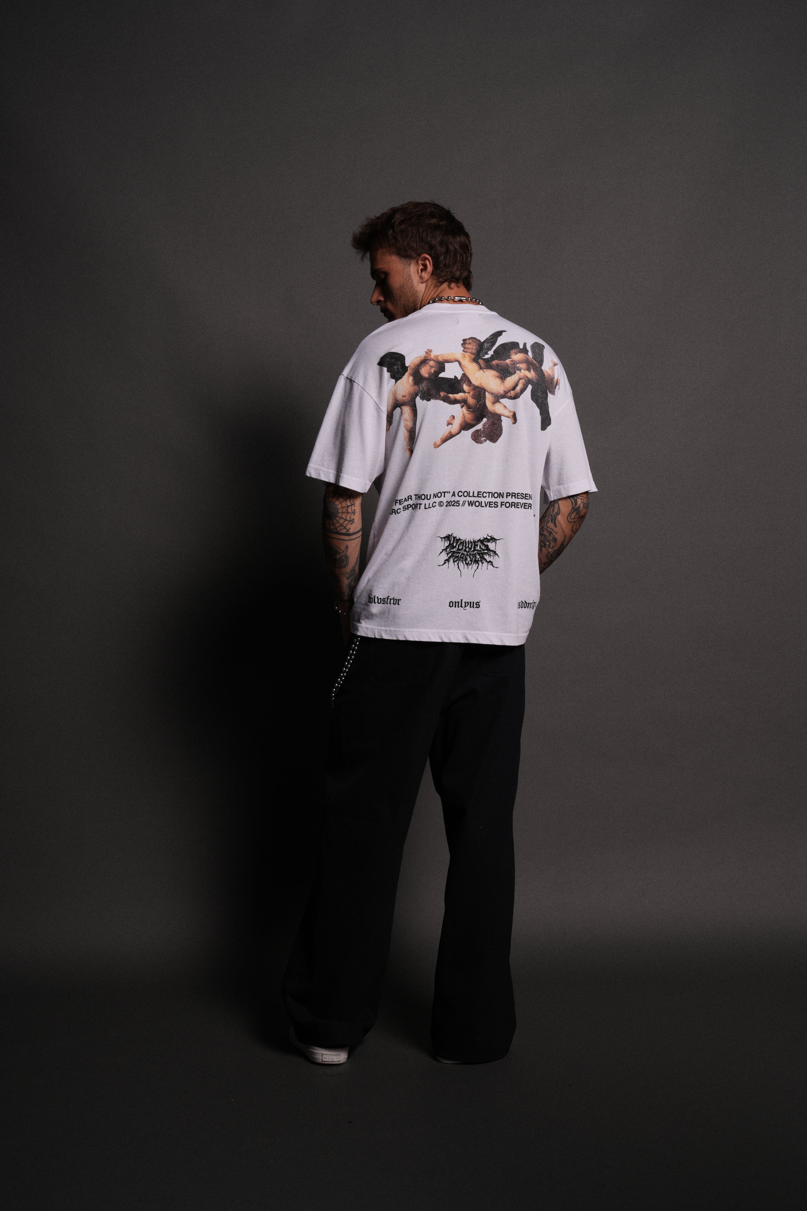 Up Above "Premium" Oversized Tee in White