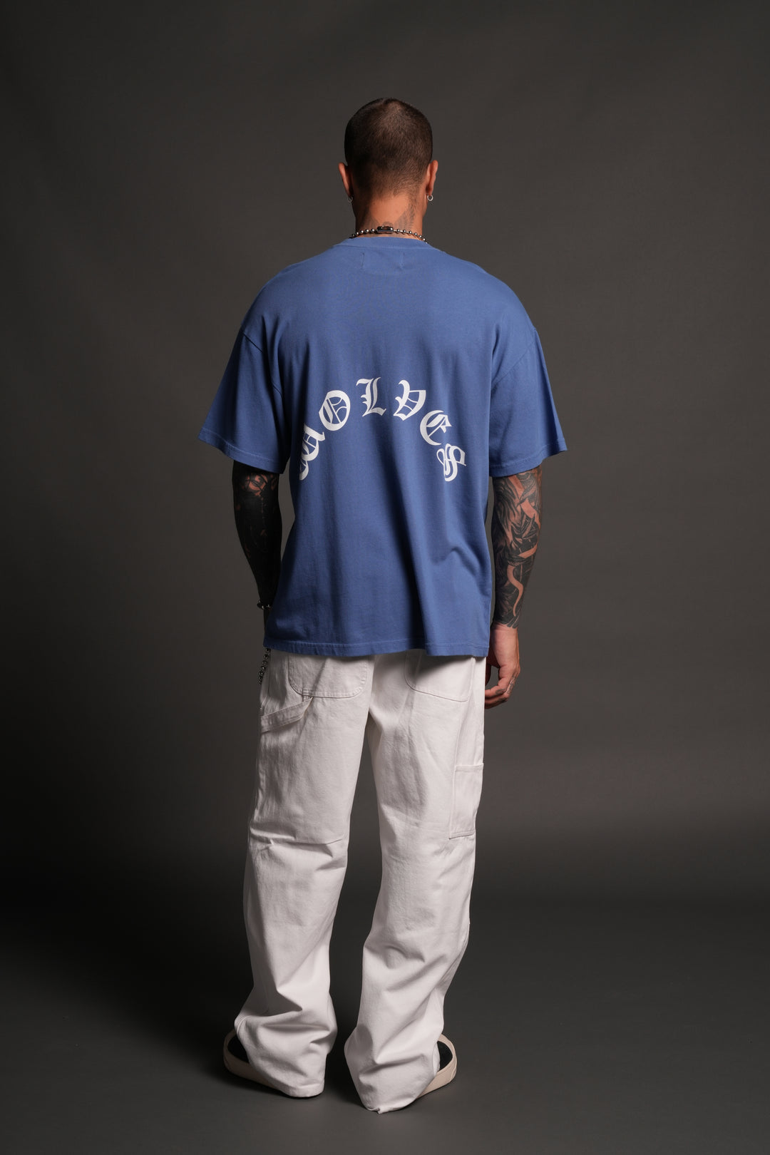 Los Cherub Premium Oversized Tee in La Blue