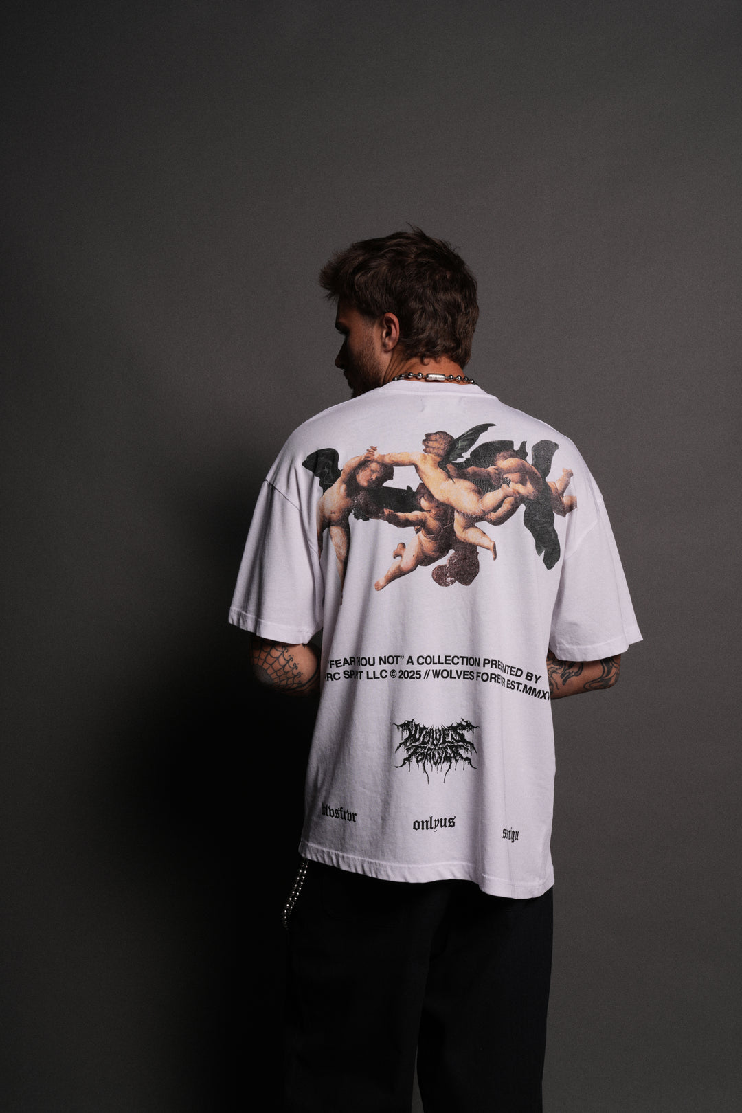 Up Above "Premium" Oversized Tee in White