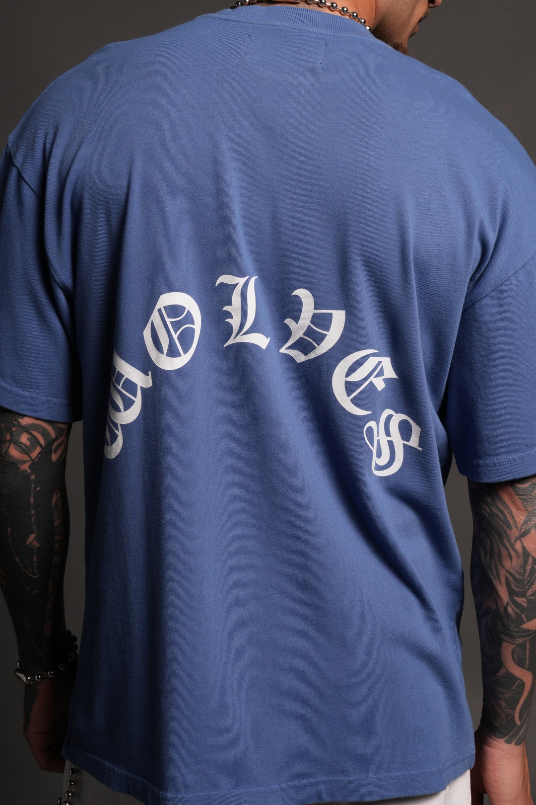 Los Cherub Premium Oversized Tee in La Blue