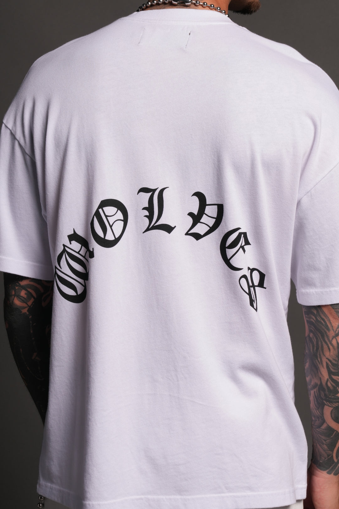 Los Cherub Premium Oversized Tee in White