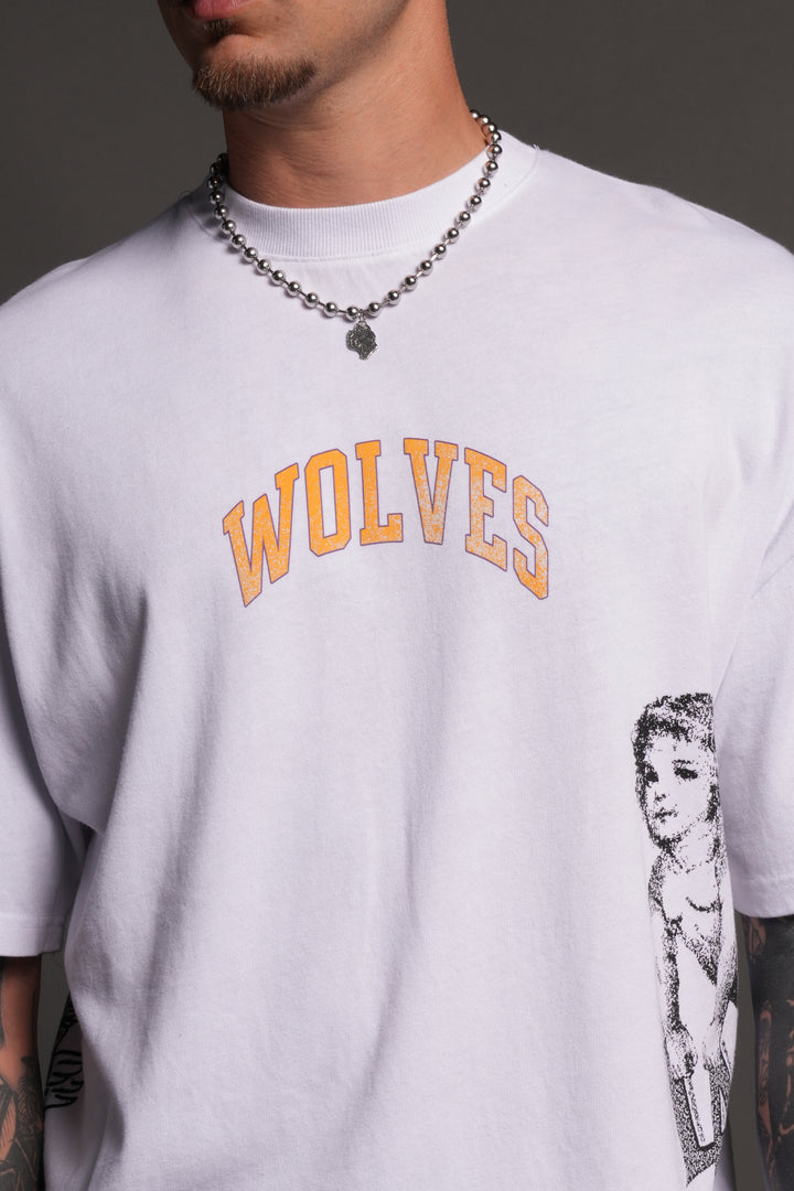 LA Has Your Back Premium Oversized Tee in White