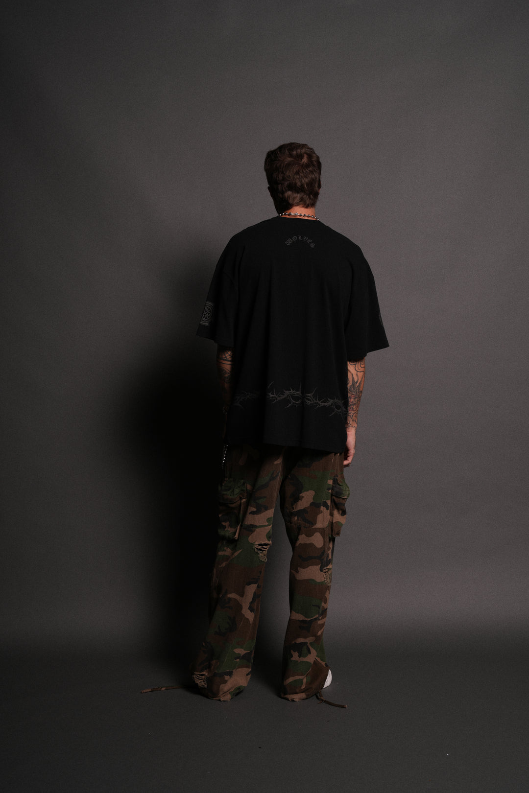 Surrounded by Thorns "Premium" Oversized Tee in Black