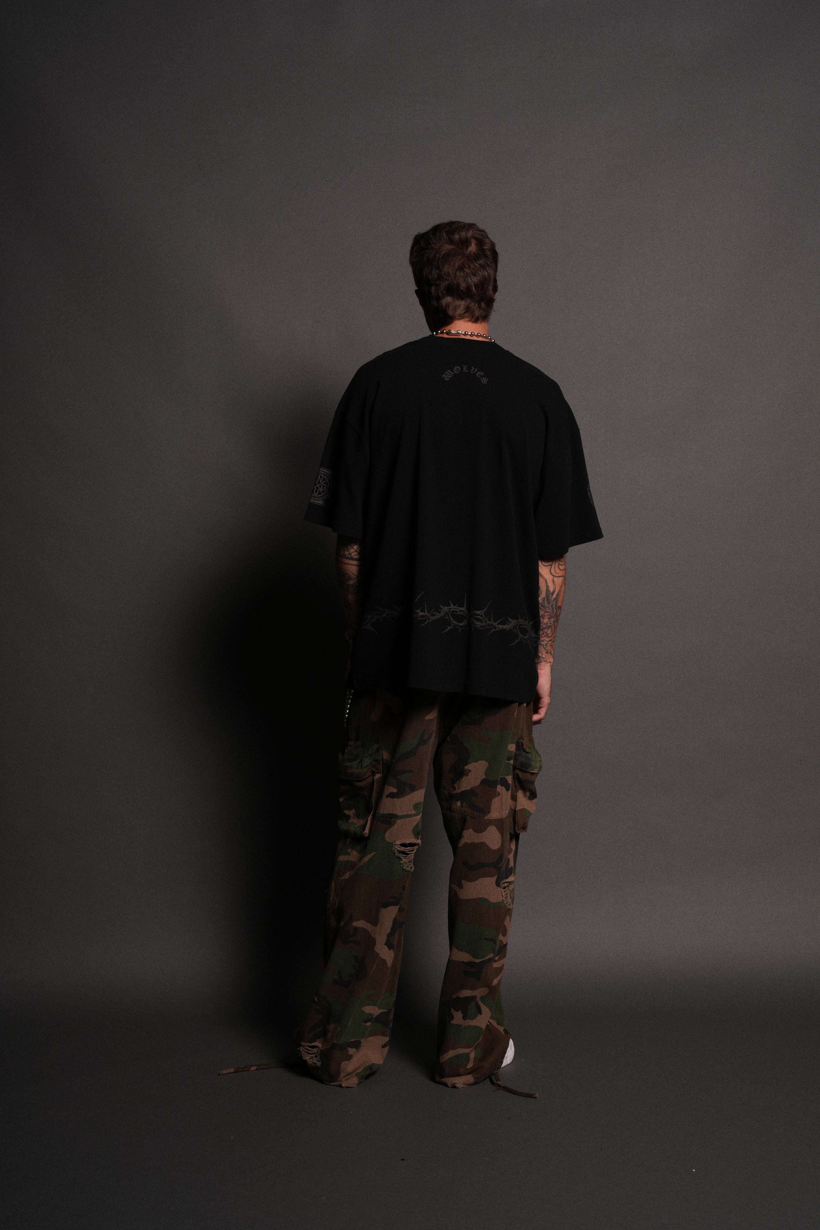 Surrounded by Thorns "Premium" Oversized Tee in Black