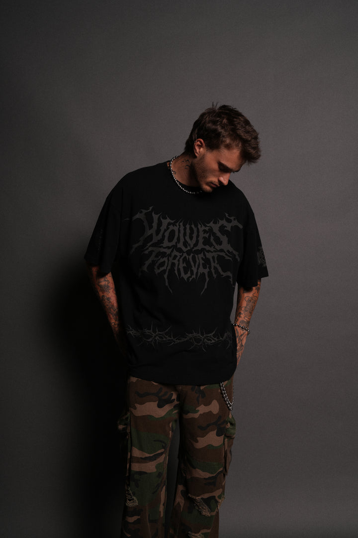 Surrounded by Thorns "Premium" Oversized Tee in Black