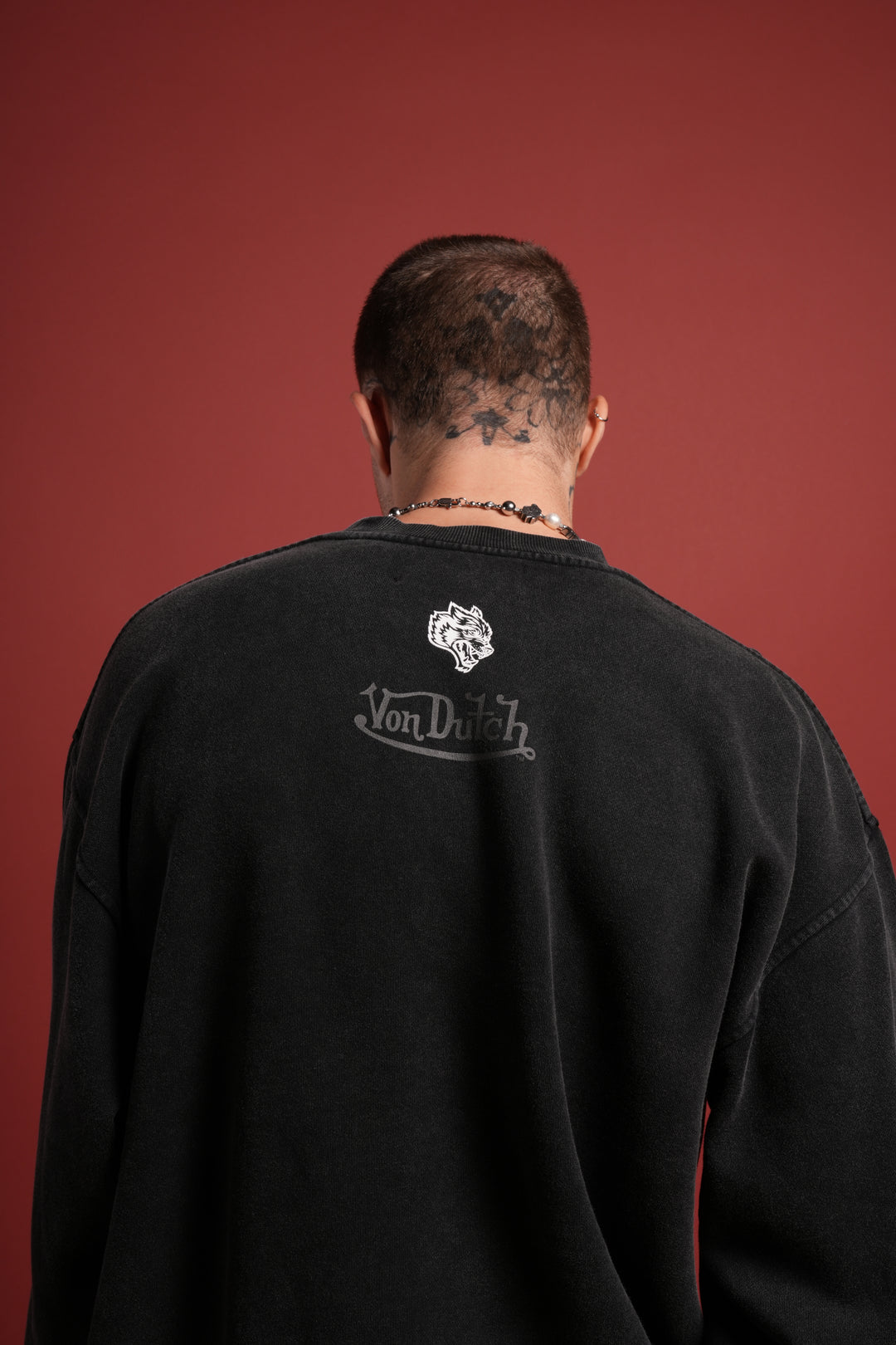 Flight Club London Crewneck in Black