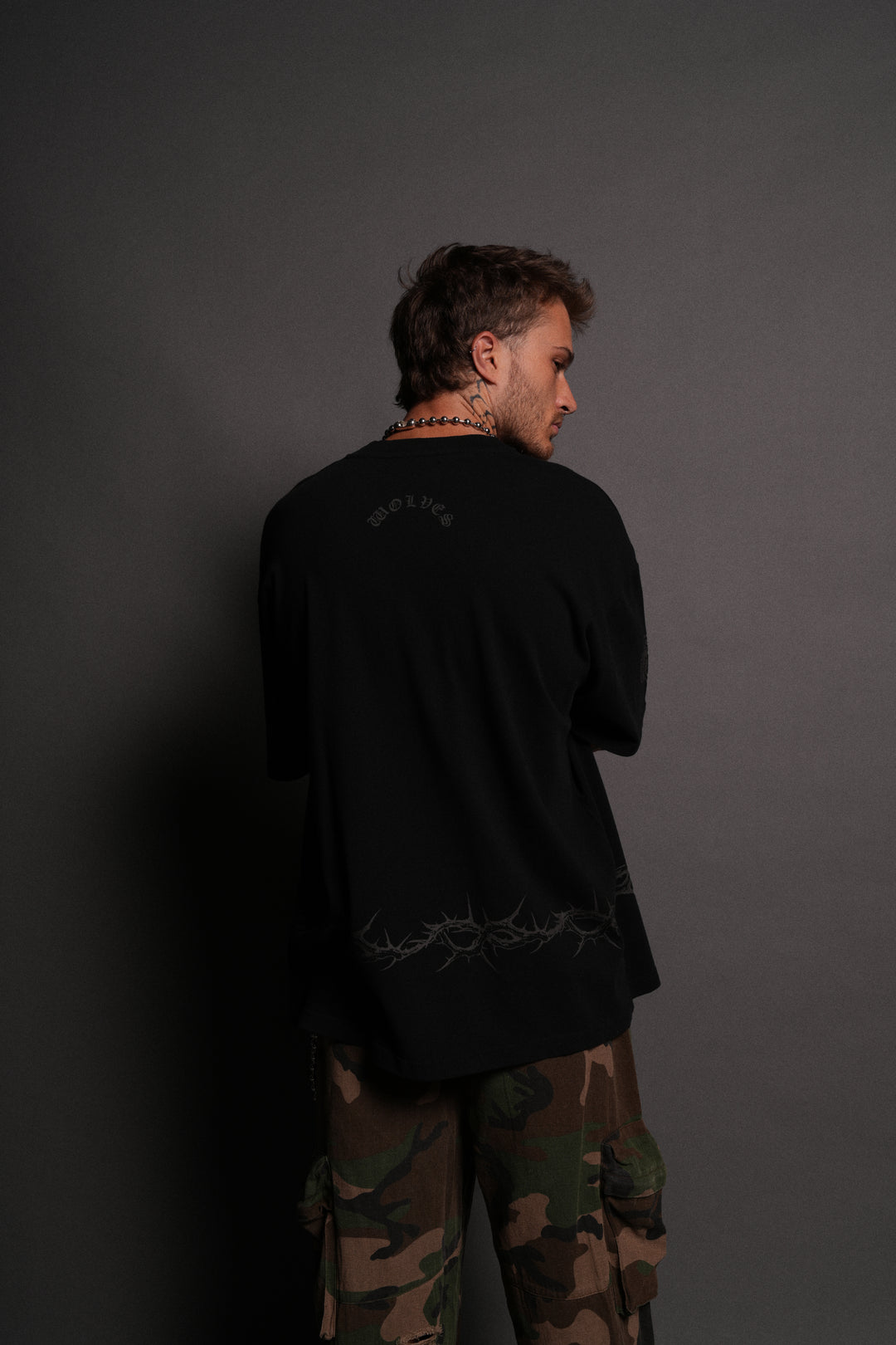 Surrounded by Thorns "Premium" Oversized Tee in Black