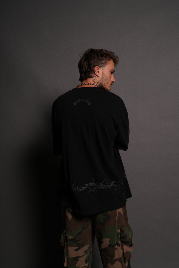 Surrounded by Thorns "Premium" Oversized Tee in Black