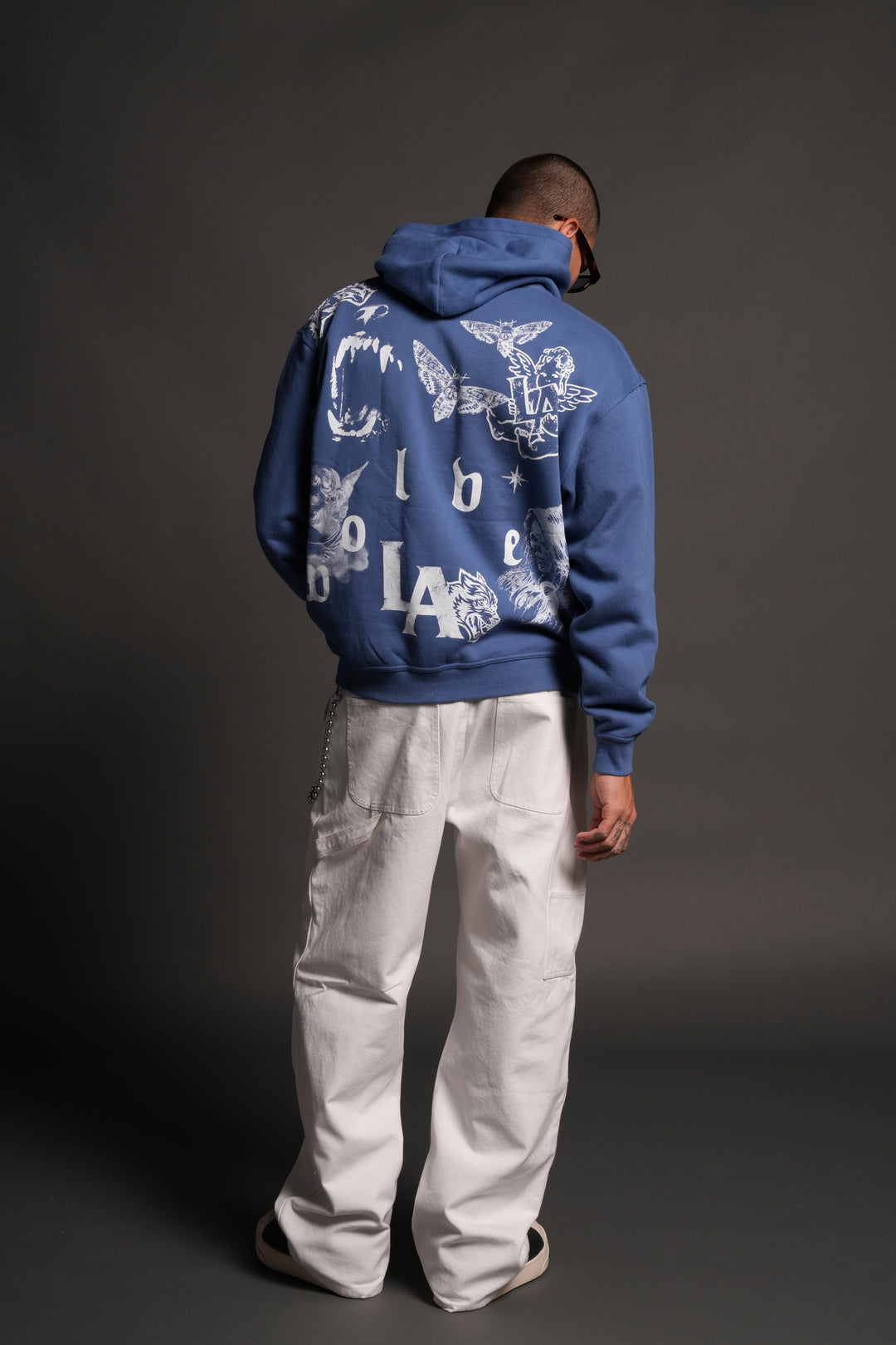 Homage To La Pierce Hoodie in La Blue