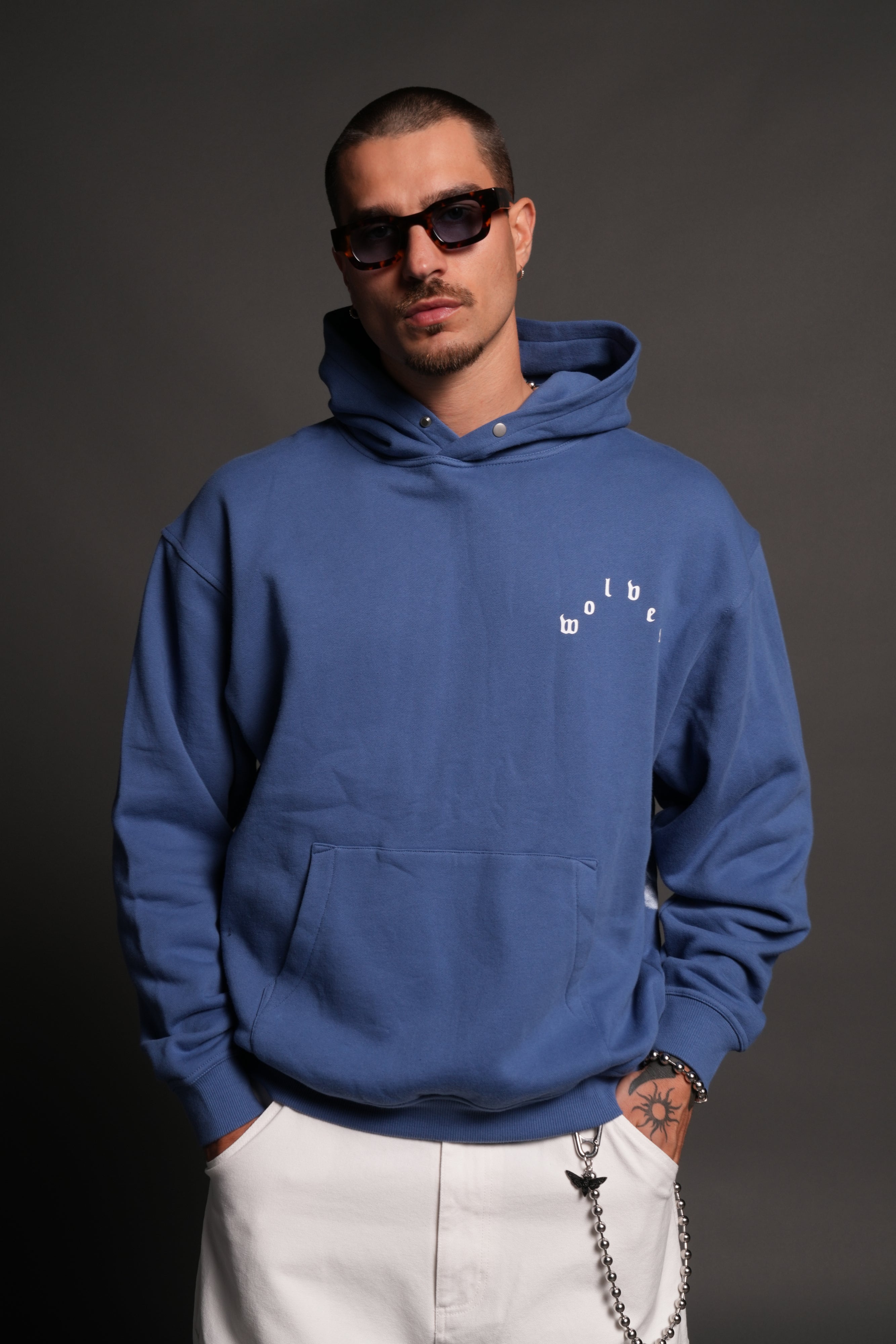 Homage To La Pierce Hoodie in La Blue