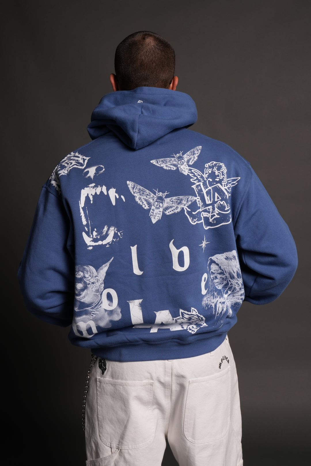 Homage To La Pierce Hoodie in La Blue