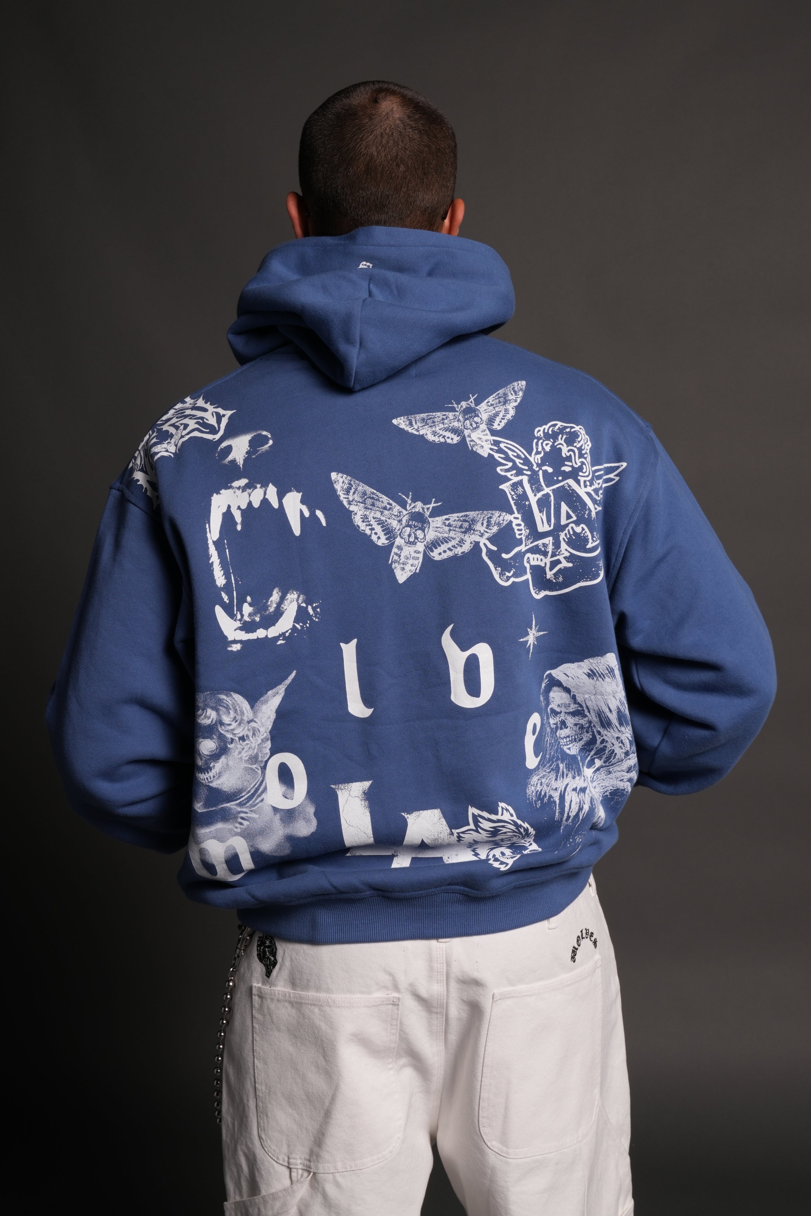 Homage To La Pierce Hoodie in La Blue