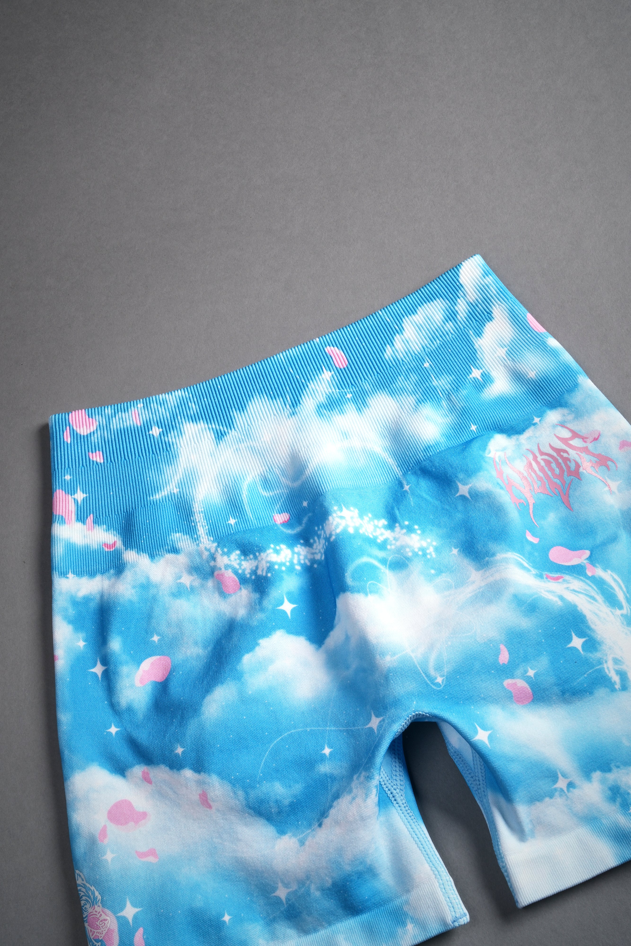 Hesh Everson Seamless "Training" Shorts in Lightning Sky