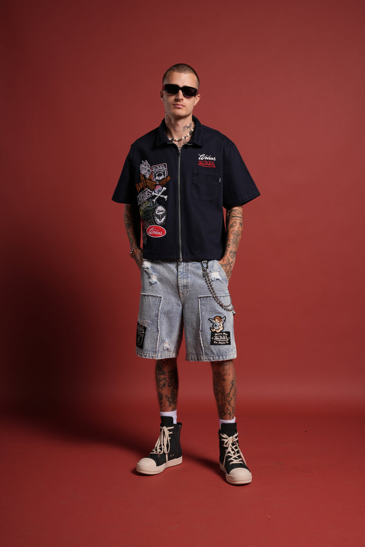 Darc Kulture Vince Shirt in Navy