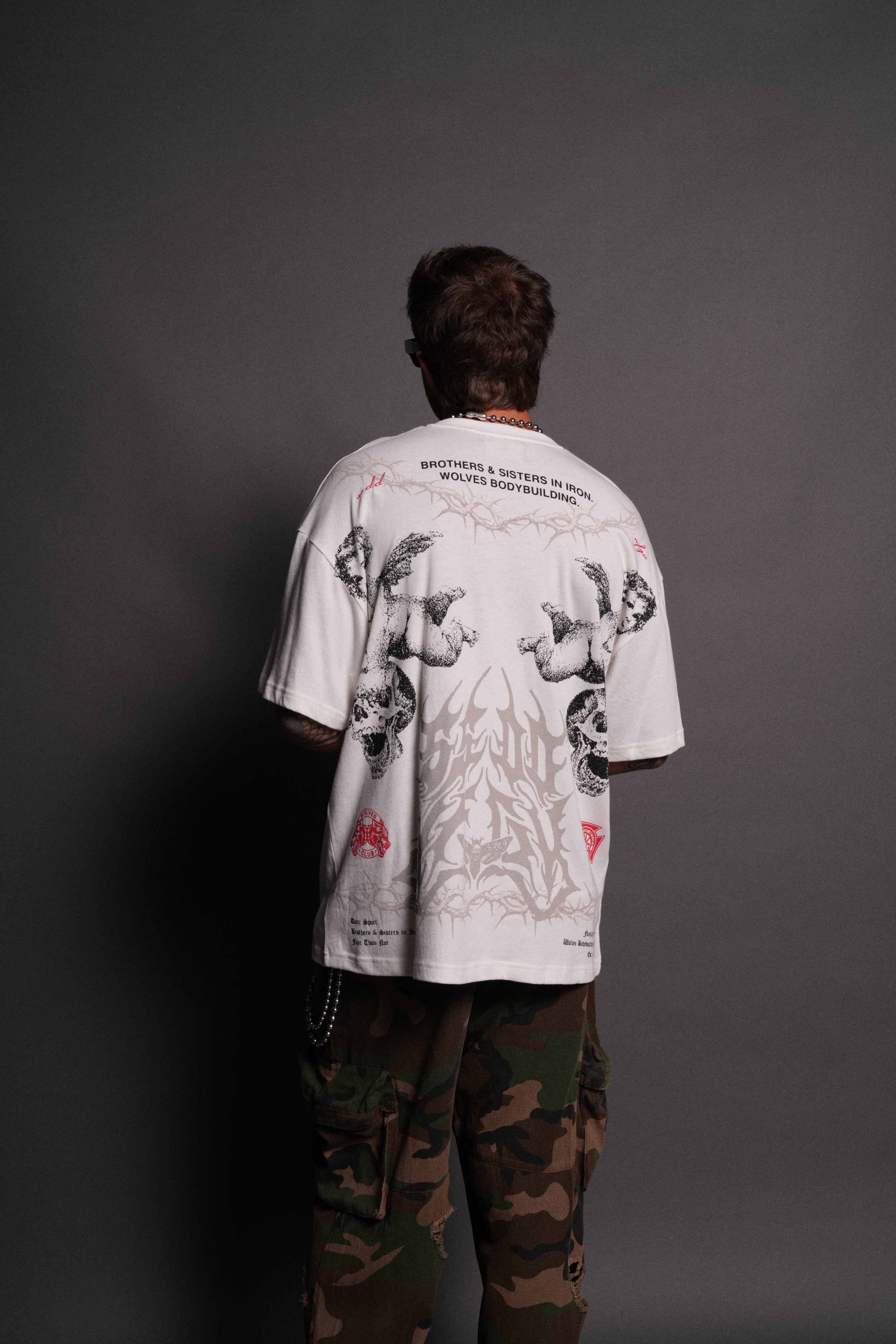 Messengers "Premium" Oversized Tee in Cream