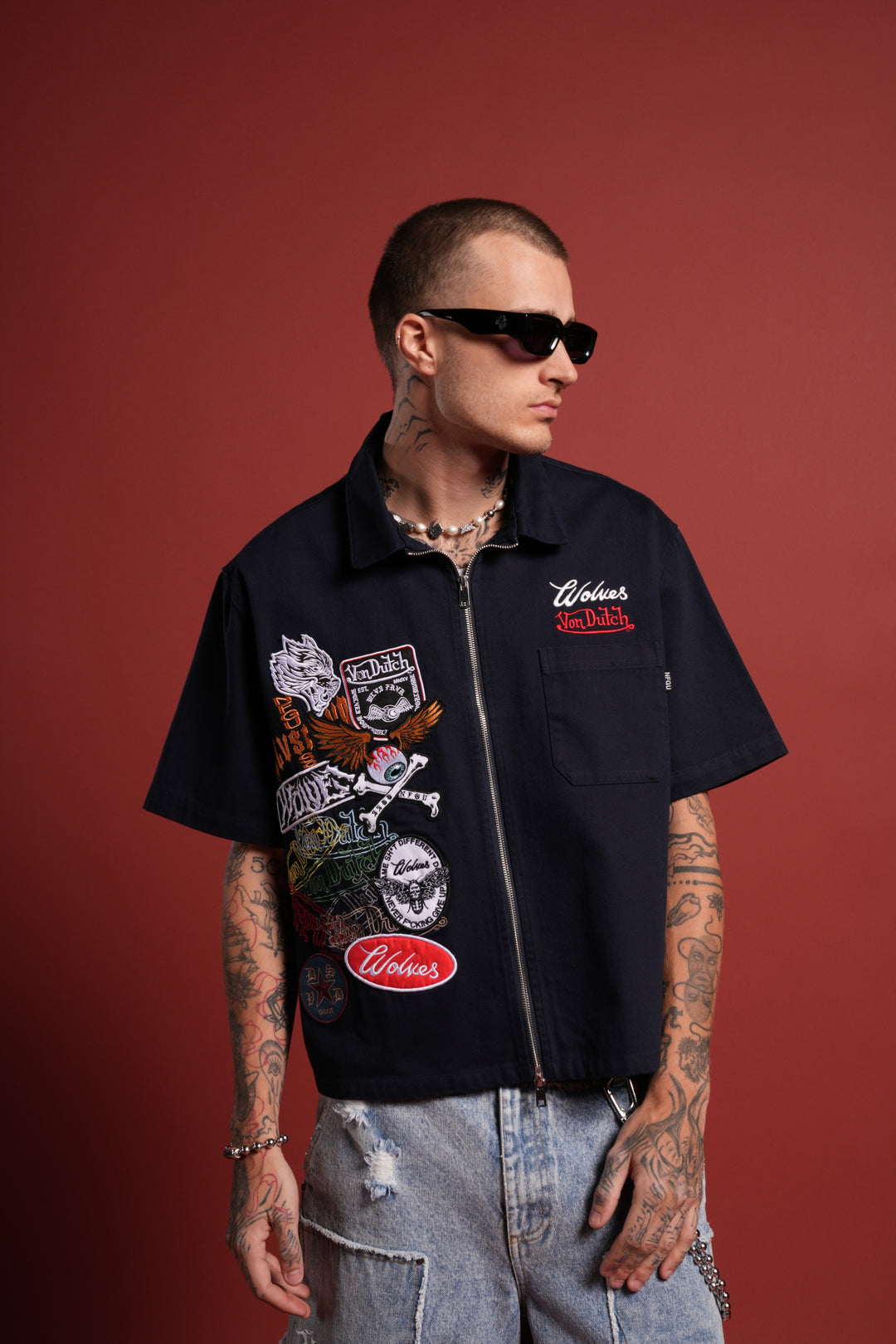 Darc Kulture Vince Shirt in Navy