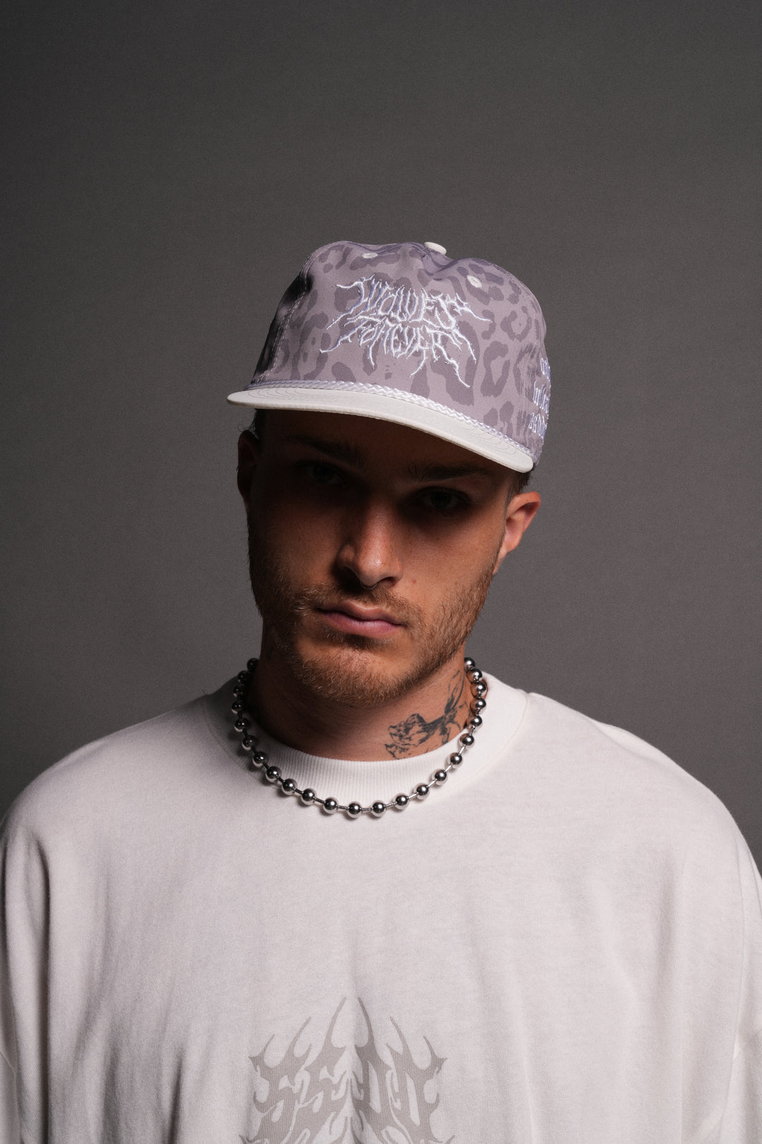 Forged From Iron Paradise Hat in Clay Leopard/Cream