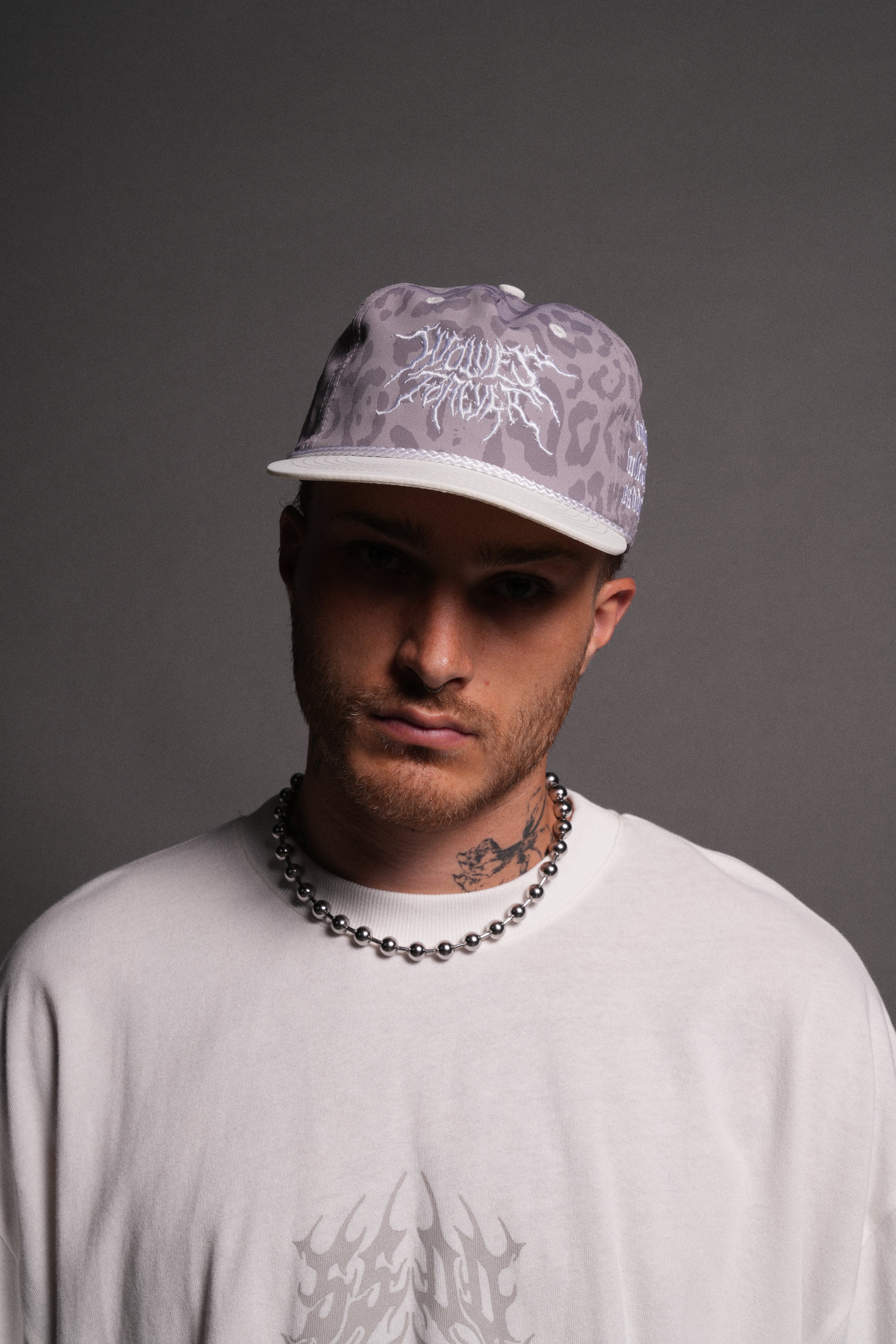 Forged From Iron Paradise Hat in Clay Leopard/Cream
