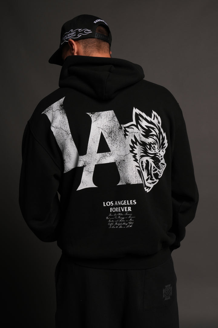 La Wolves V2 Pierce Hoodie in Black