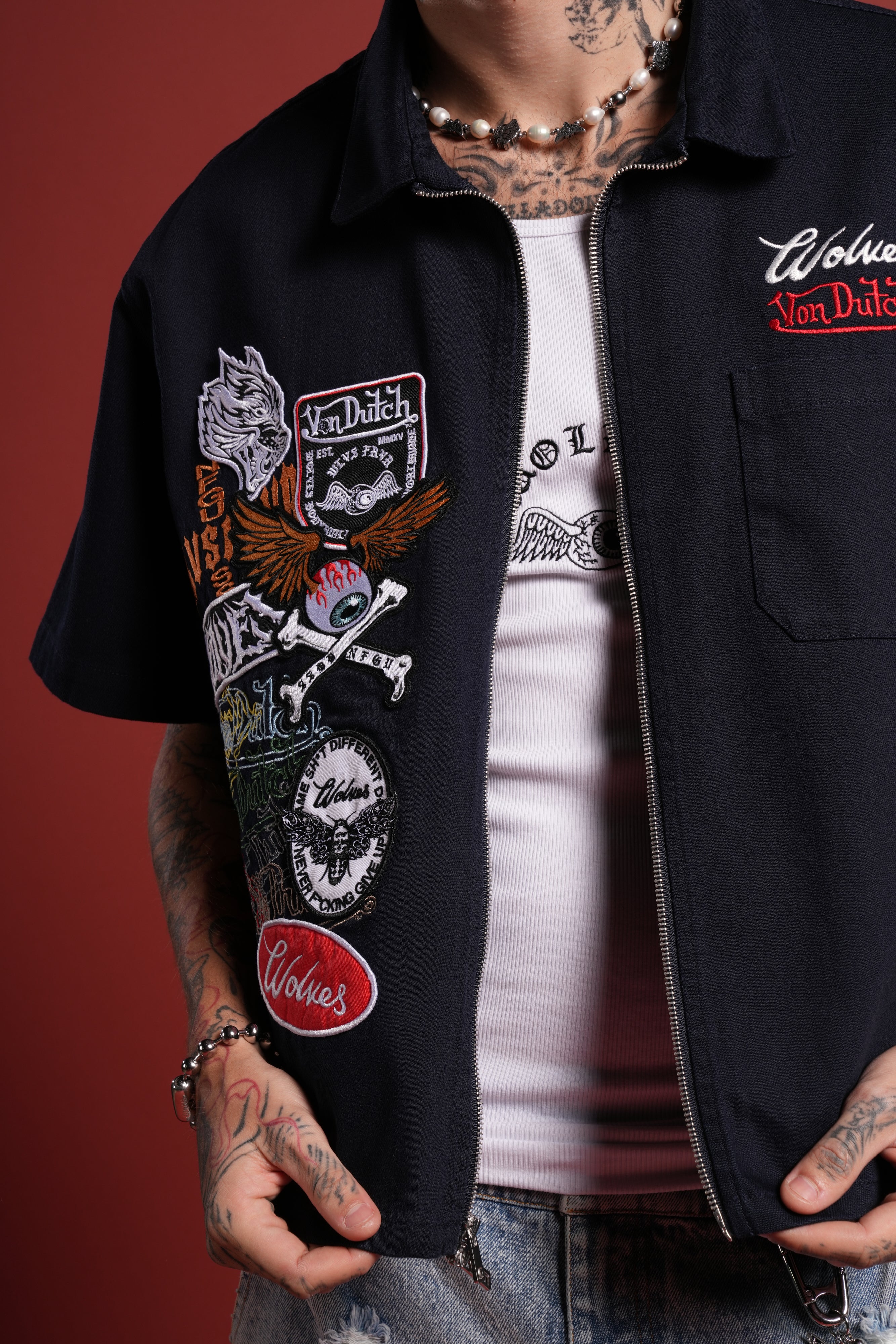 Darc Kulture Vince Shirt in Navy