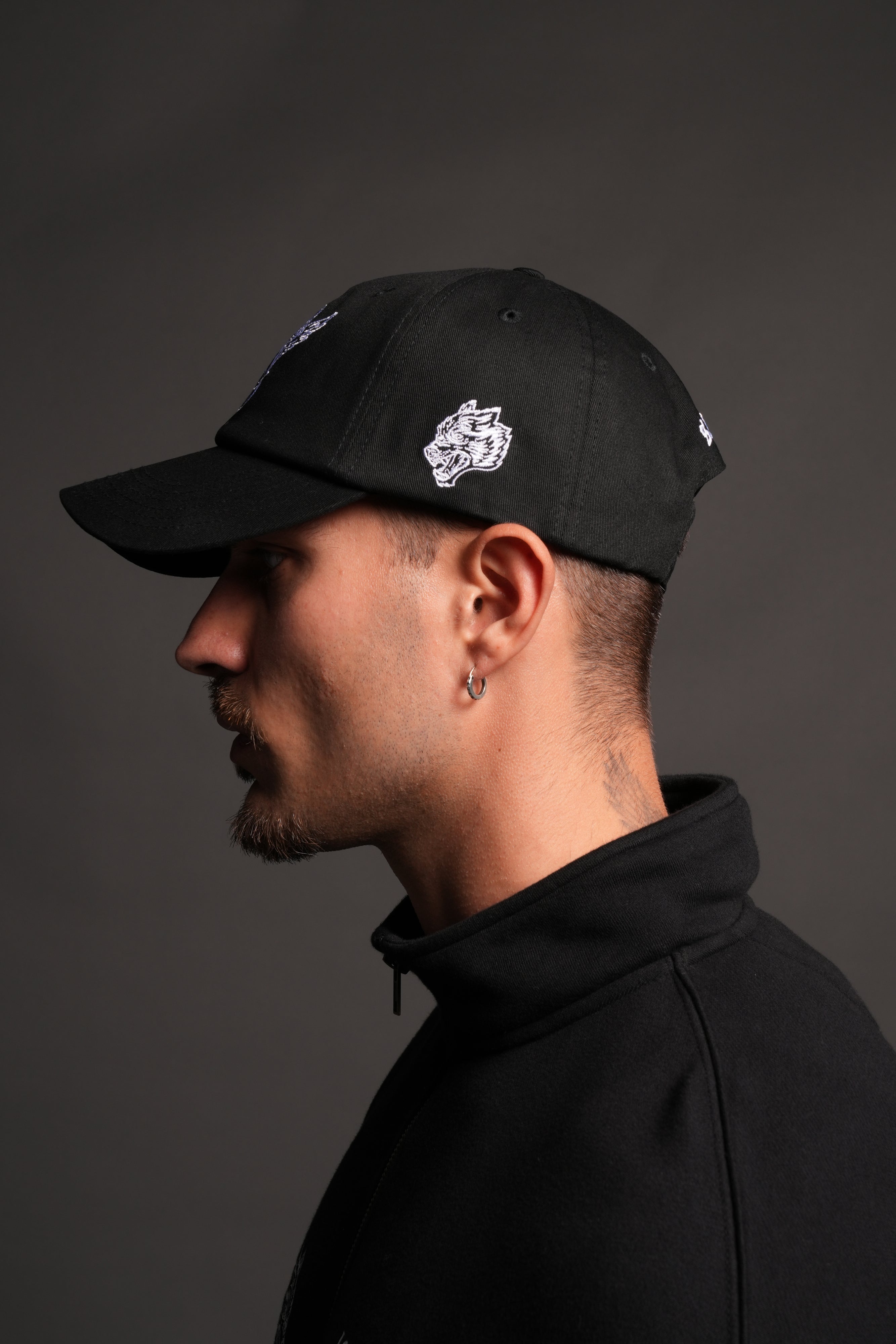 La Cherub Dad Hat (V2) in Black