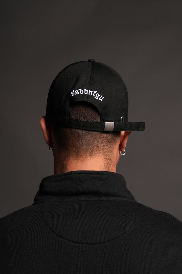 La Cherub Dad Hat (V2) in Black