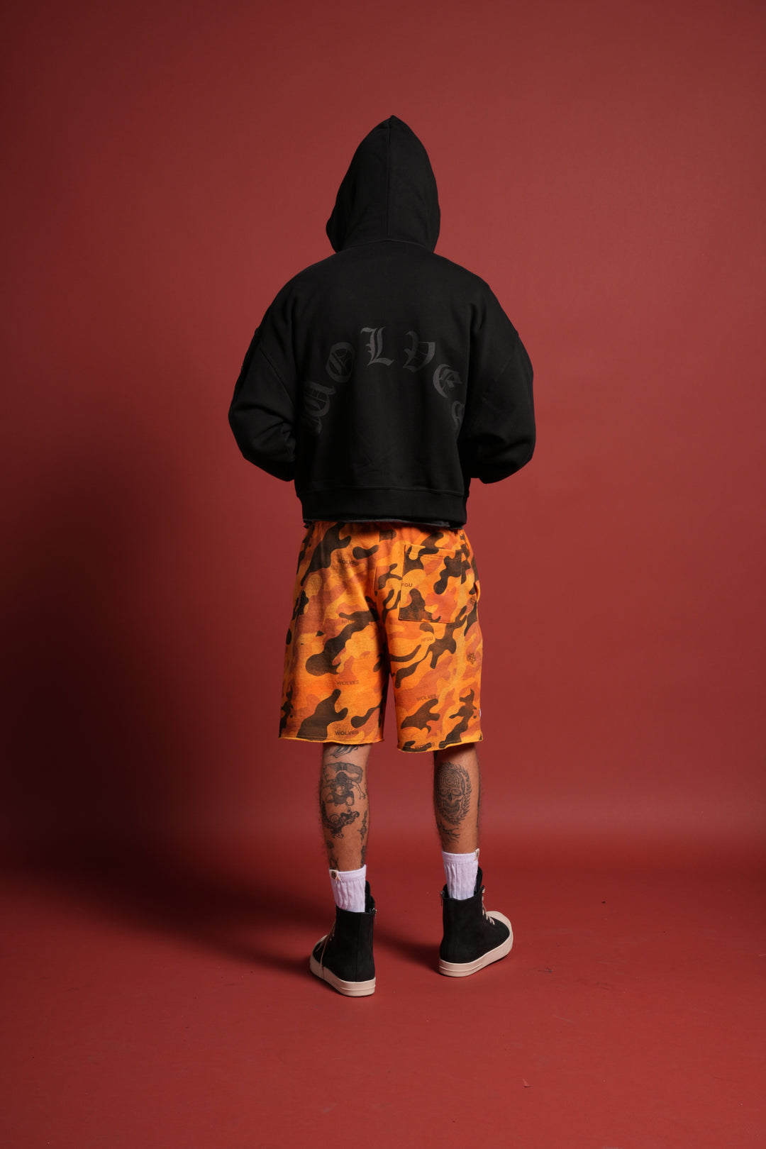 Darc Kulture Vex Double Zip Hoodie in Black