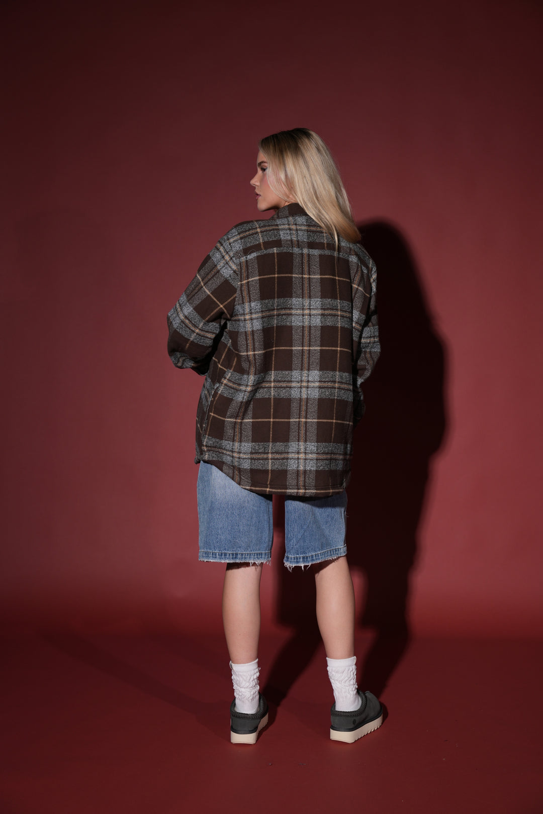 Marked Seattle Sherpa Lined Flannel in Frontier Plaid