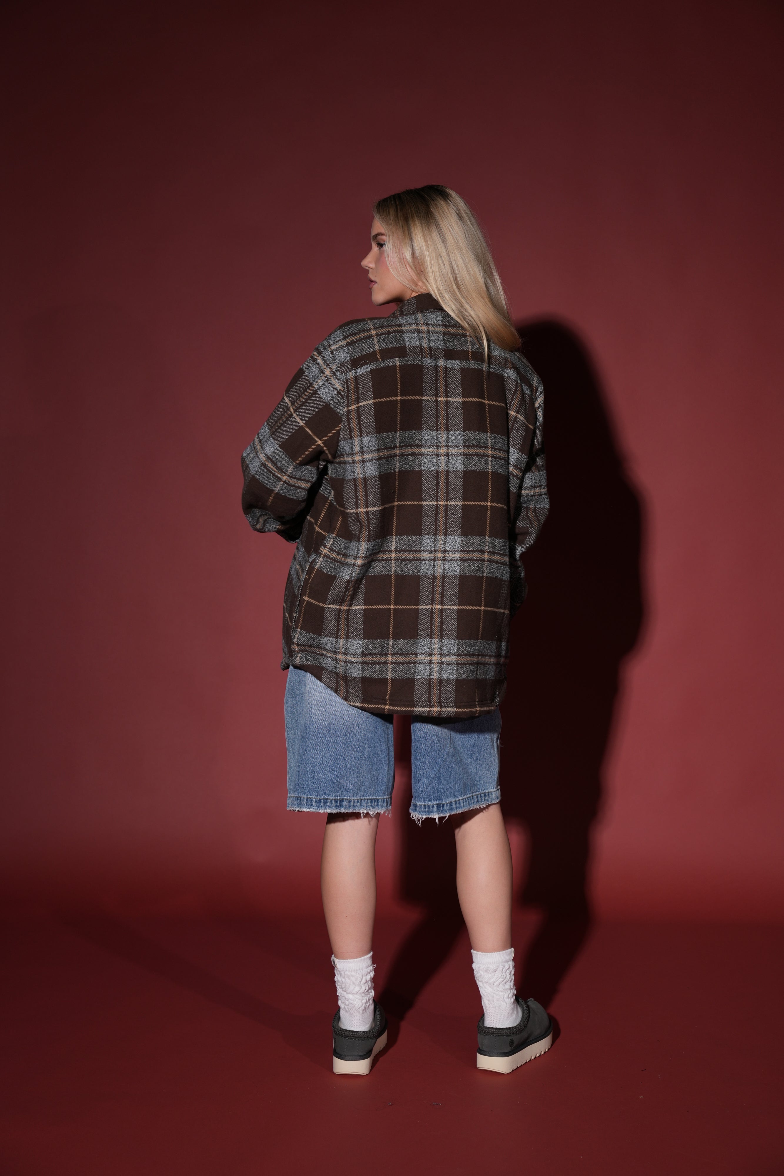 Marked Seattle Sherpa Lined Flannel in Frontier Plaid