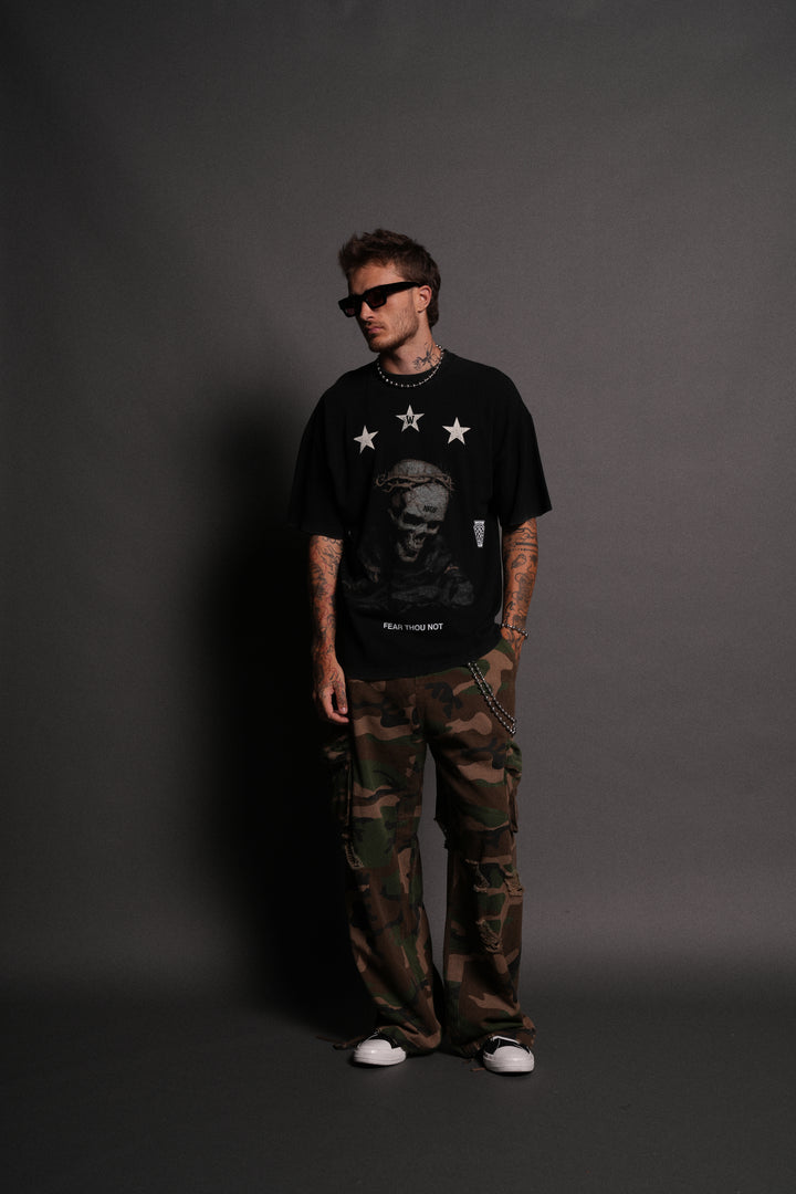 Fear Thou Not "Premium" Oversized Tee in Black