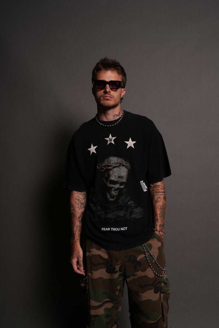 Fear Thou Not "Premium" Oversized Tee in Black
