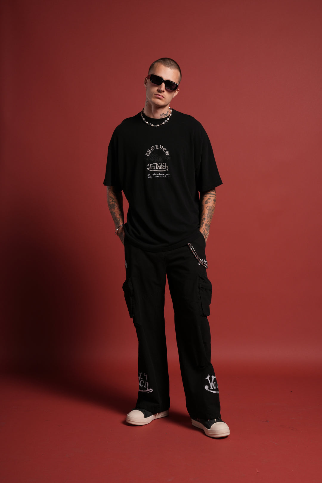 DSVD NFGU Premium Oversized Tee in Black