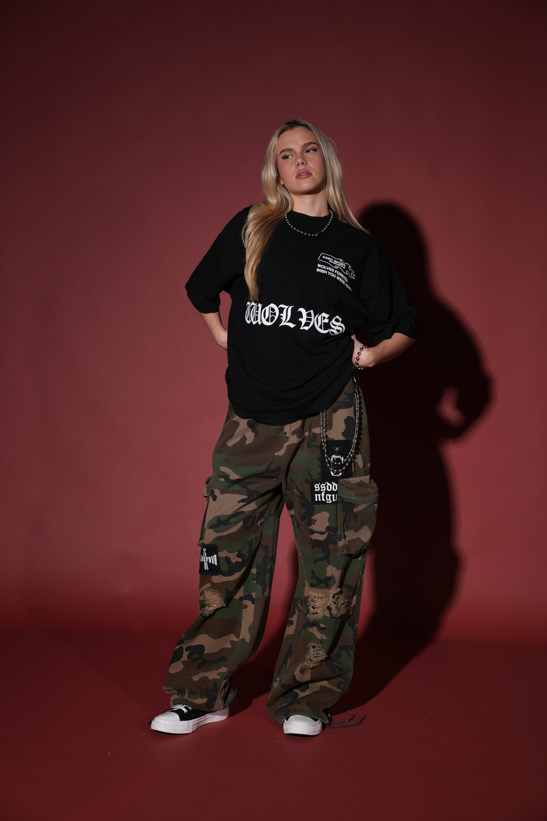 Forged "Premium" Oversized Tee in Black