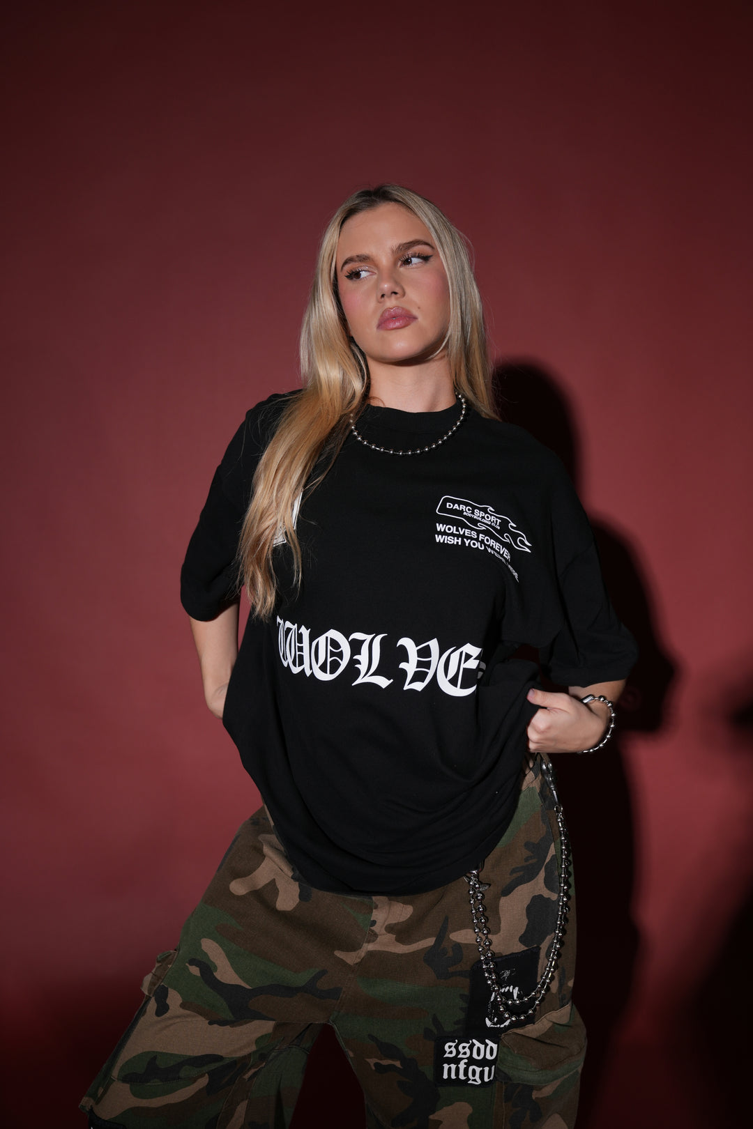 Forged "Premium" Oversized Tee in Black