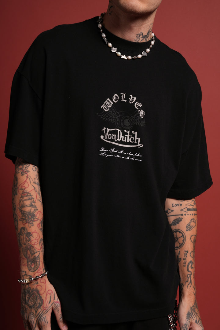 DSVD NFGU Premium Oversized Tee in Black