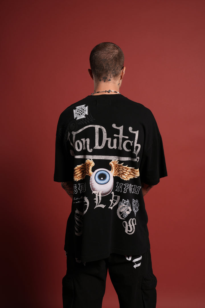 DSVD NFGU Premium Oversized Tee in Black