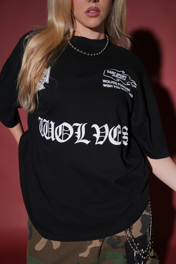 Forged "Premium" Oversized Tee in Black