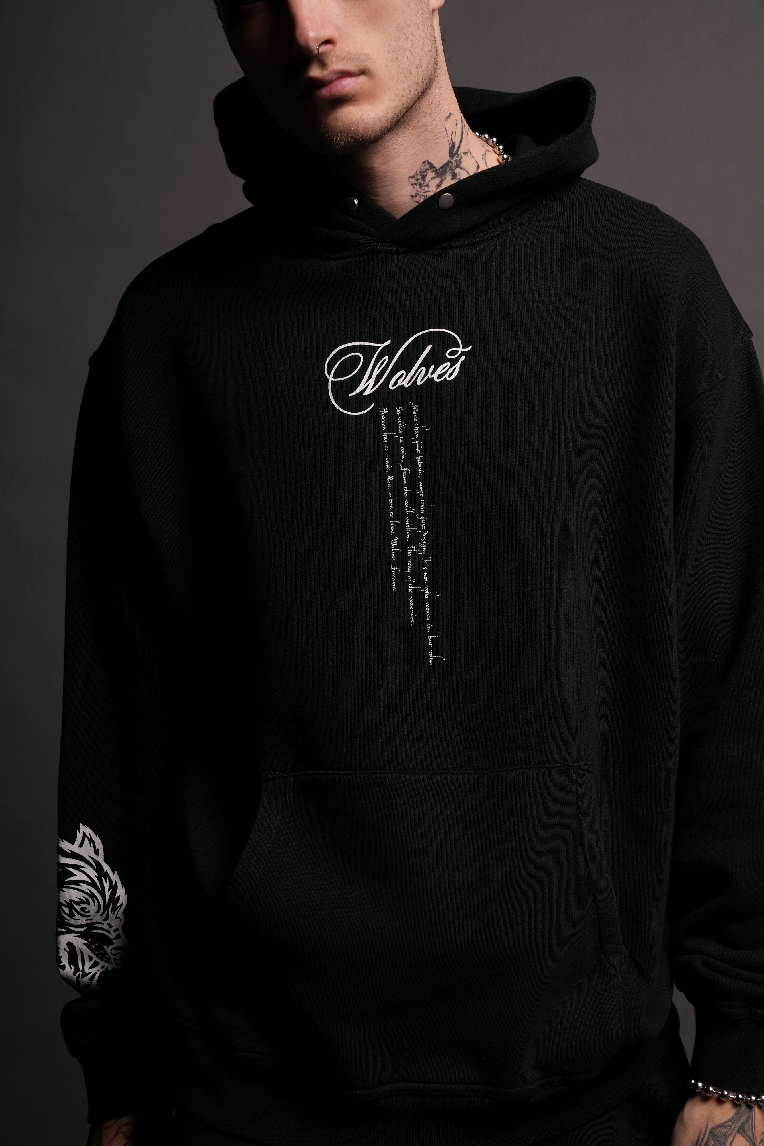 (1 OF 500) Have No Fear "Pierce" Hoodie in Black