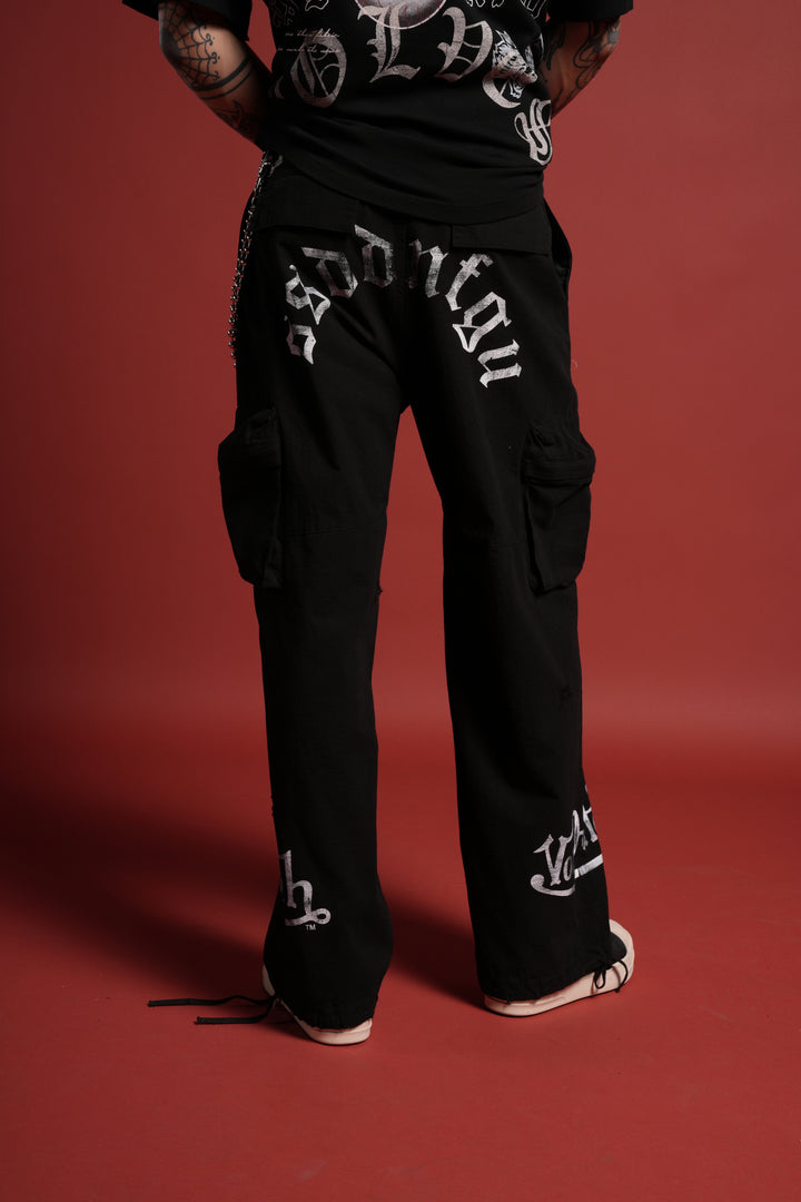 Hellbound Duke Cargo Pants in Black