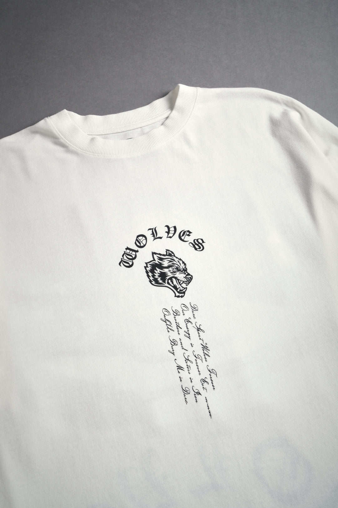 Ashes Of The Dark Lord "Premium" Oversized Tee in Cream