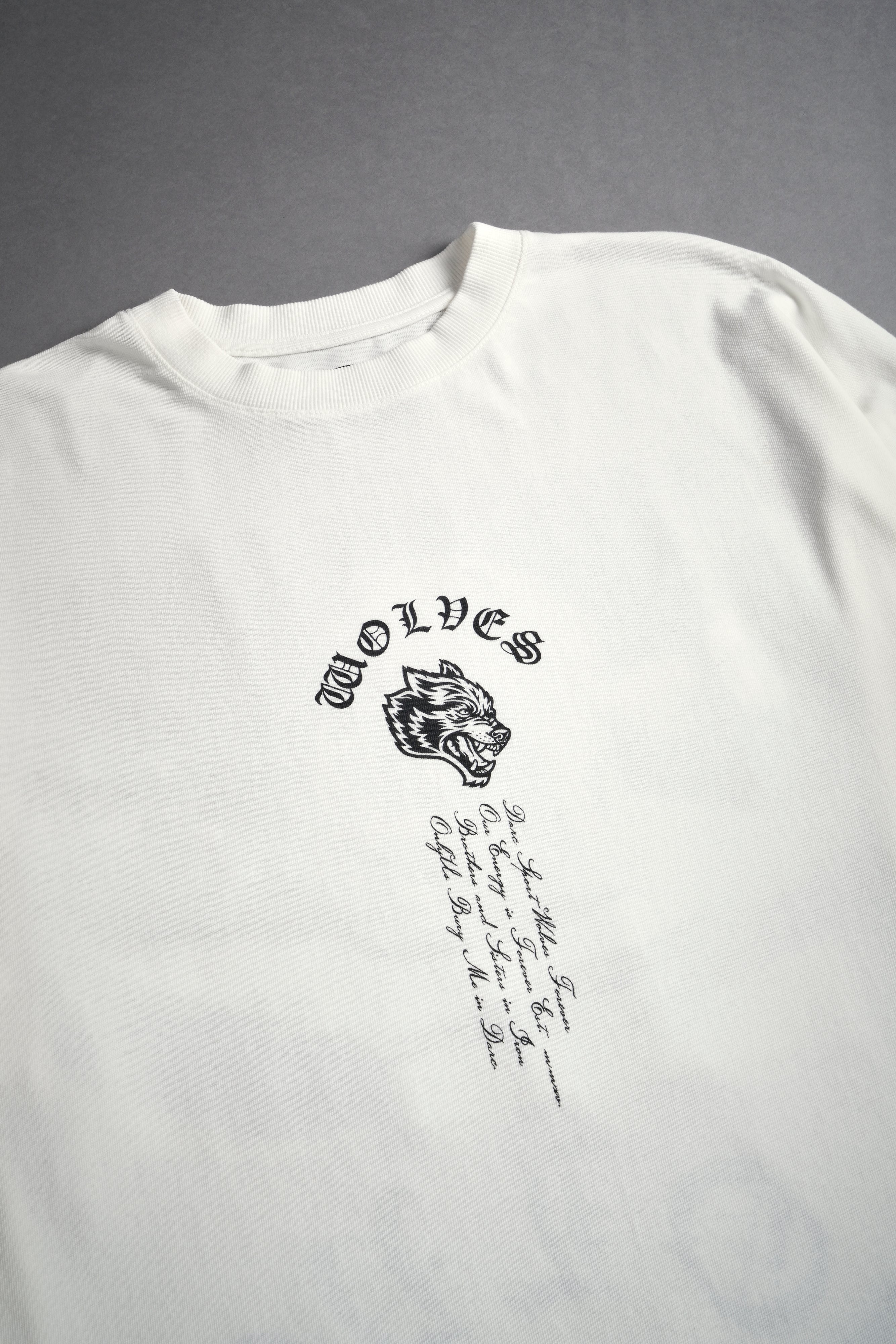 Ashes Of The Dark Lord "Premium" Oversized Tee in Cream