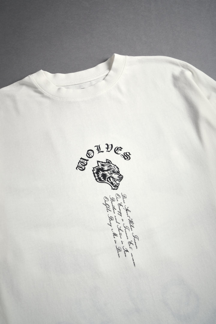 Ashes Of The Dark Lord "Premium" Oversized Tee in Cream
