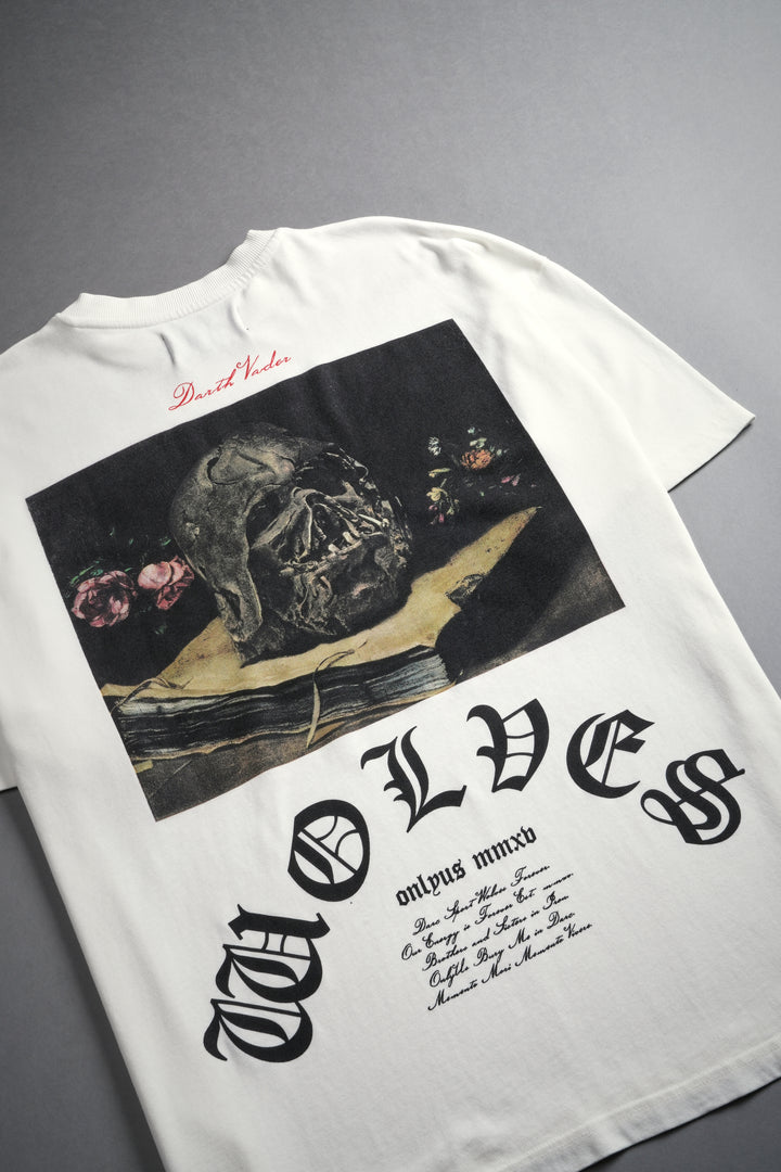 Ashes Of The Dark Lord "Premium" Oversized Tee in Cream