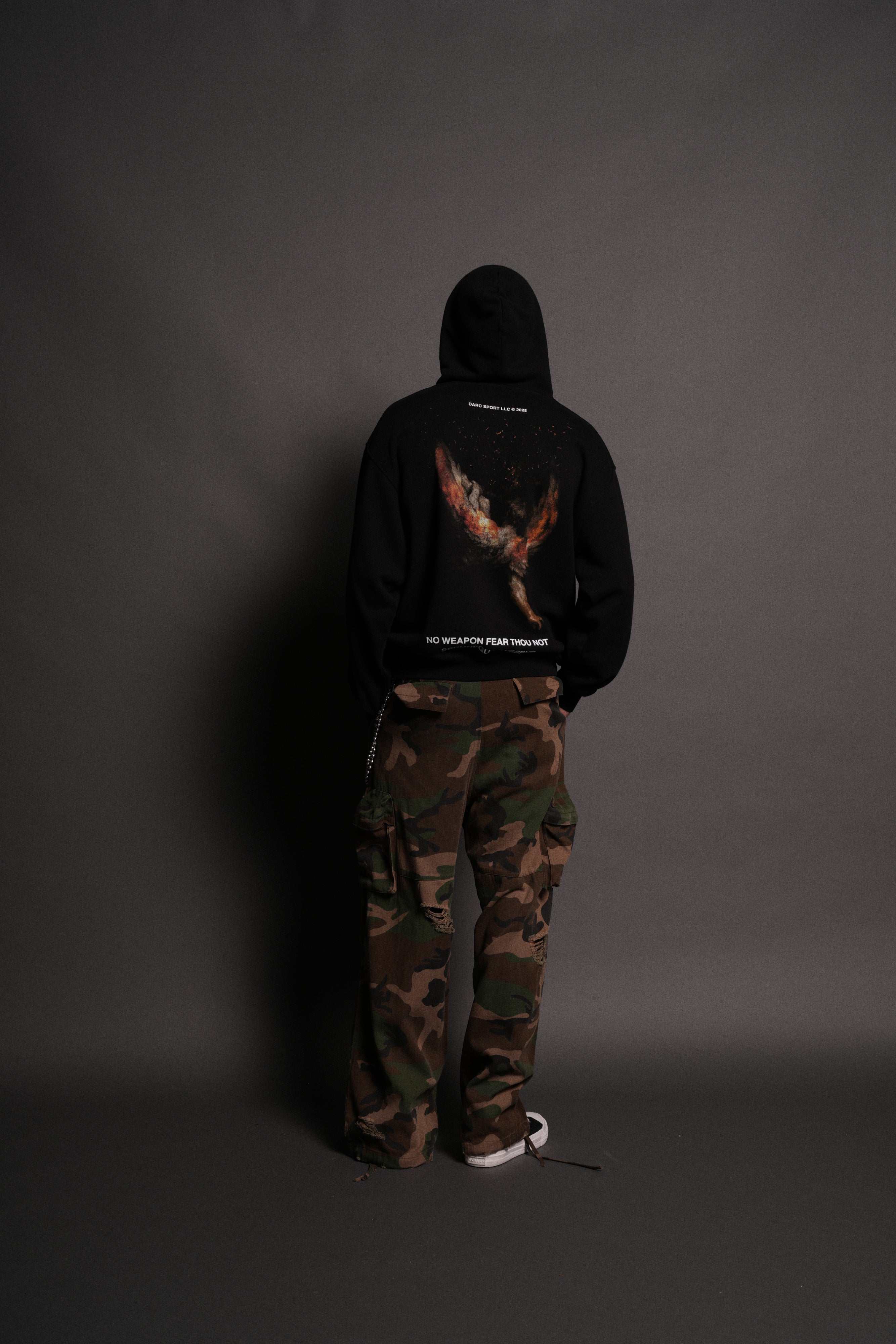 Casted Out "Pierce" Hoodie in Black