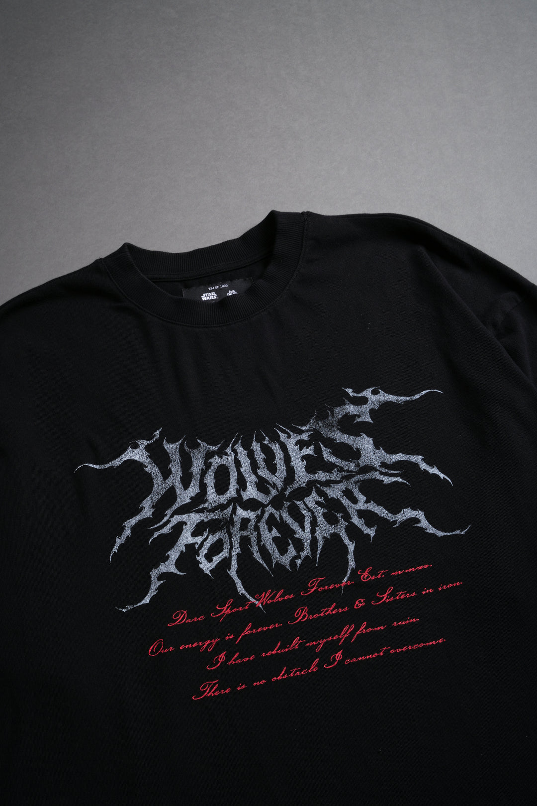 Scorched "Premium" Oversized Tee in Black